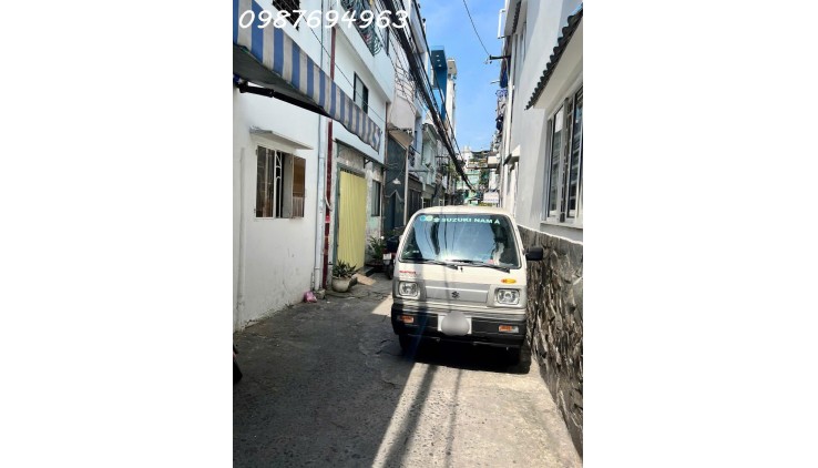 Q8 P2 DƯƠNG BÁ TRẠC XE HƠI ĐỖ CỬA HẺM THÔNG 4 TẦNG 4PN PHÙ HỢP ĐẶT VP CTY, SÁT Q1 7.xT
